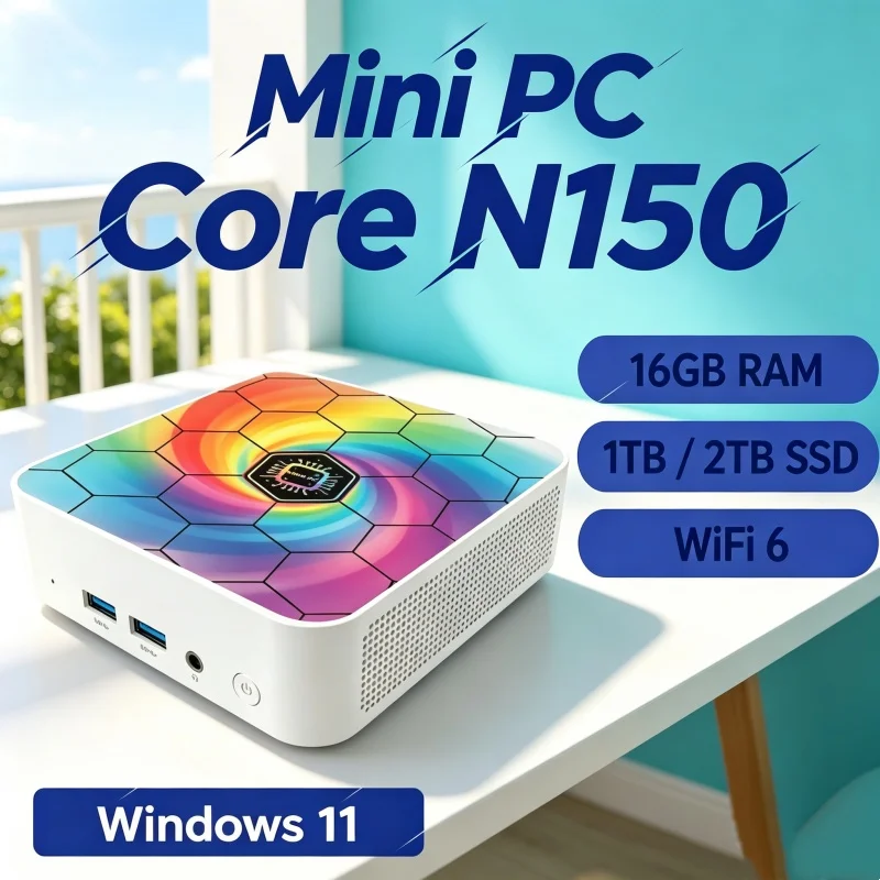 Pc Gaming Editing - MINI PC Intel N150 Windows 11