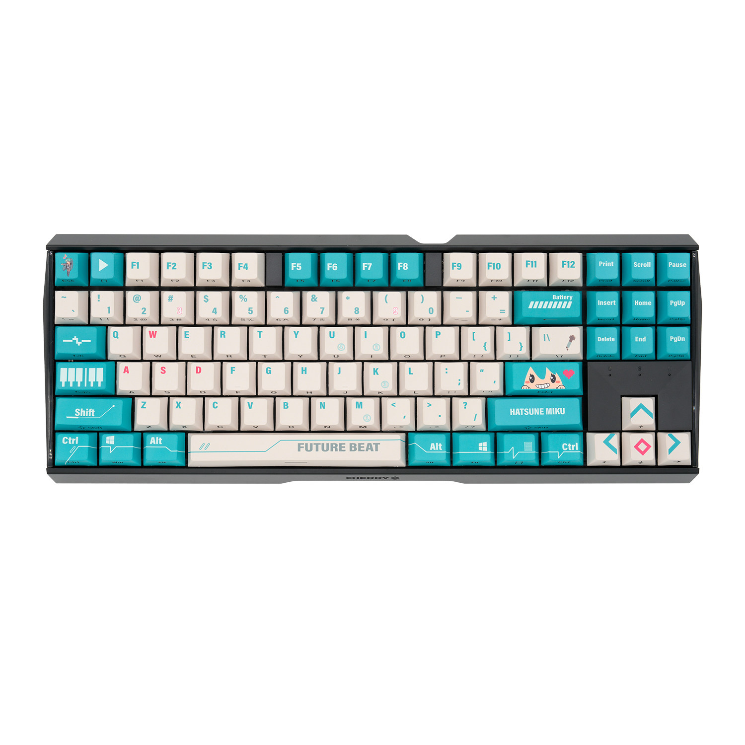 Pc Gaming Hatsune Miku - Anime Figürü Hatsune Miku Mekanik klavye
