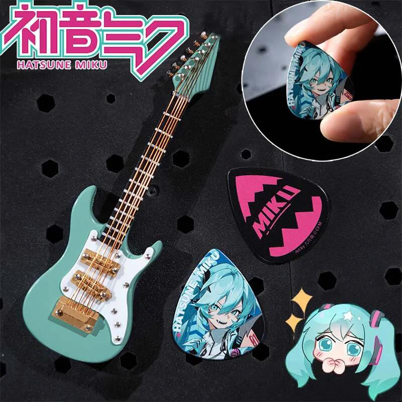 Pc Gaming Hatsune Miku - Hatsune Miku 3 ADET Renkli Gitar
