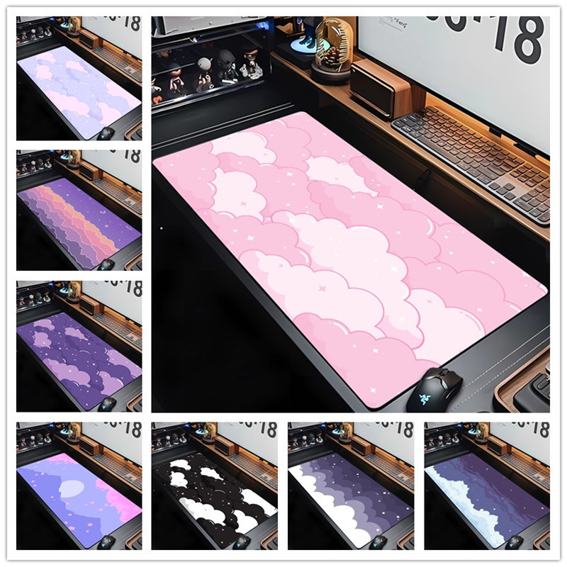 Pc Gaming Cloud - Pastel Mor Pembe Ay Bulutu Mouse