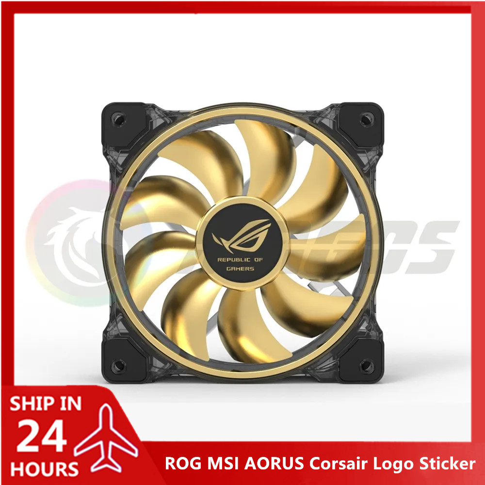 Pc Gaming Rgb - PC Oyun Dolabı Fanı logo çıkartması