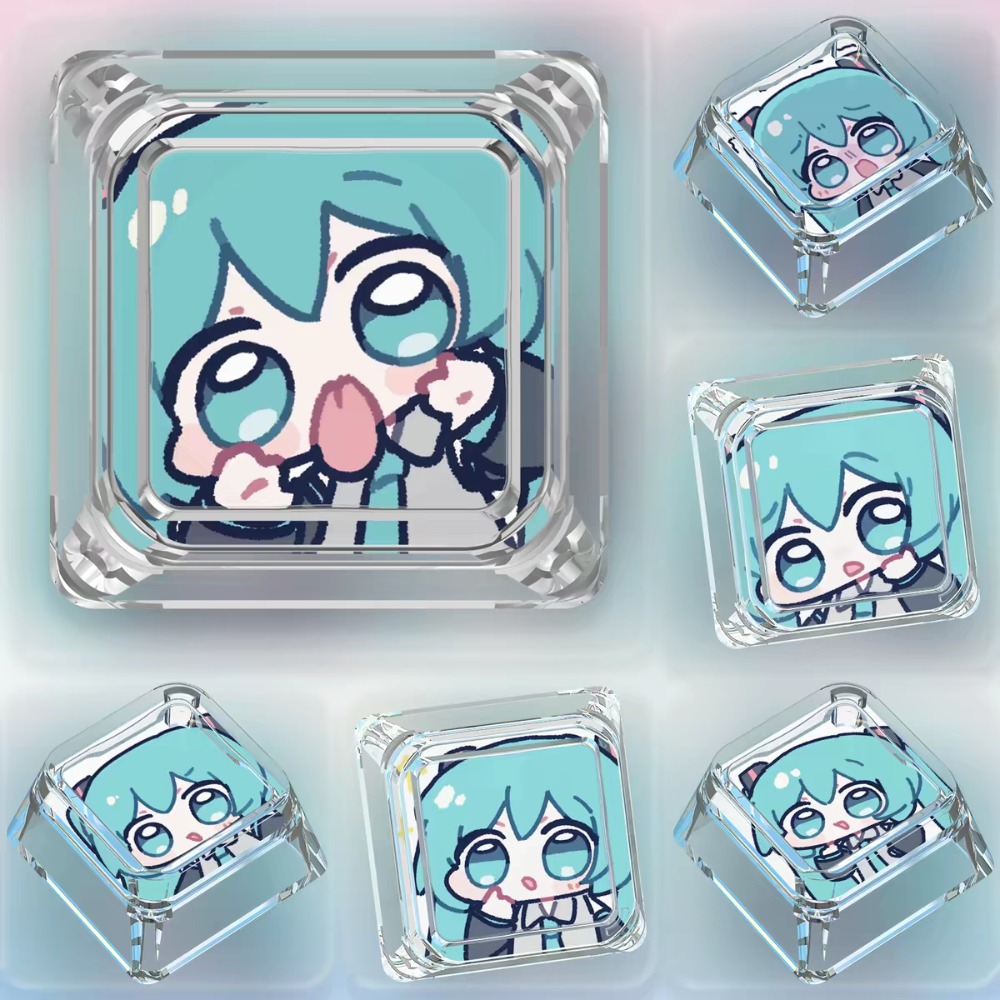 Pc Gaming Hatsune Miku - Çizgi Film Hatsune Miku Tuş Başlığı