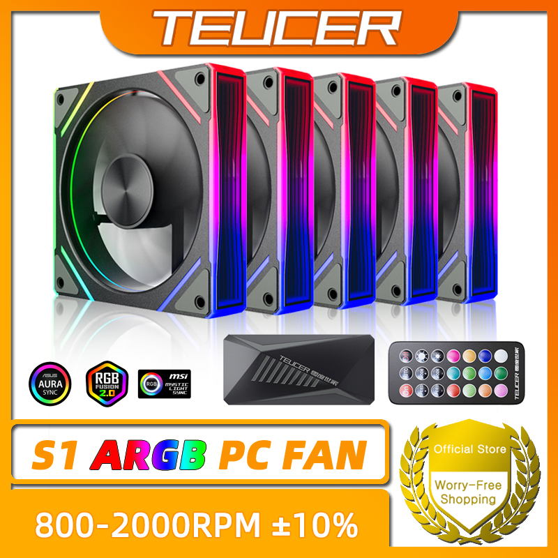 TEUCER Prism S1 ARGB 120mm (12 - Pc Gaming Rgb incelemesi ve fiyatı