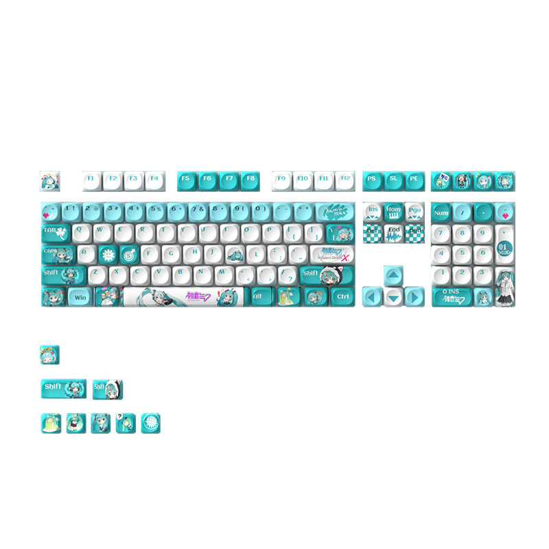 Anime Mekanik Klavye Klavye Tu - Pc Gaming Hatsune Miku incelemesi ve fiyatı