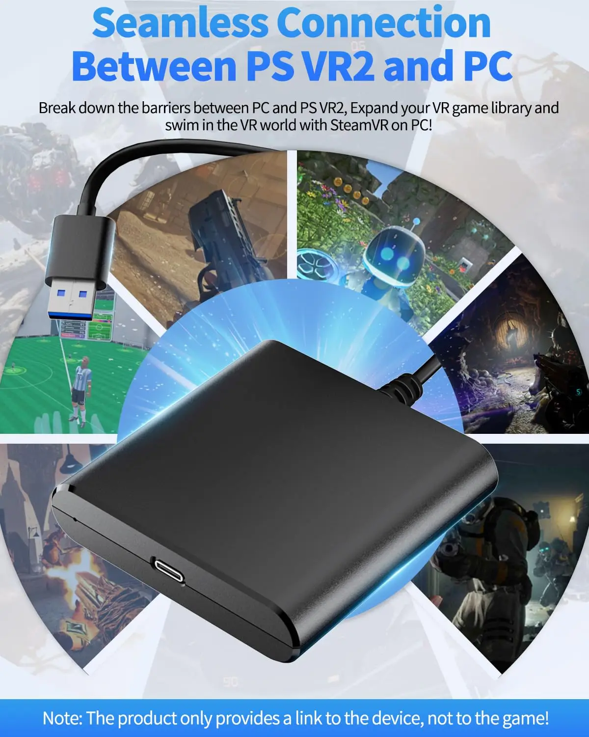 AOLION VR2 PC Adaptörü, PS5 PS - Pc Gaming Vr incelemesi ve fiyatı